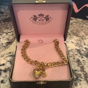 Juicy Couture gold charm necklace